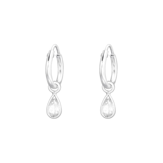 Raindrop Mini Hoop Earrings