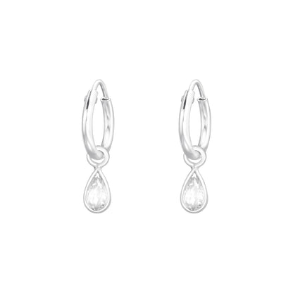 Raindrop Mini Hoop Earrings