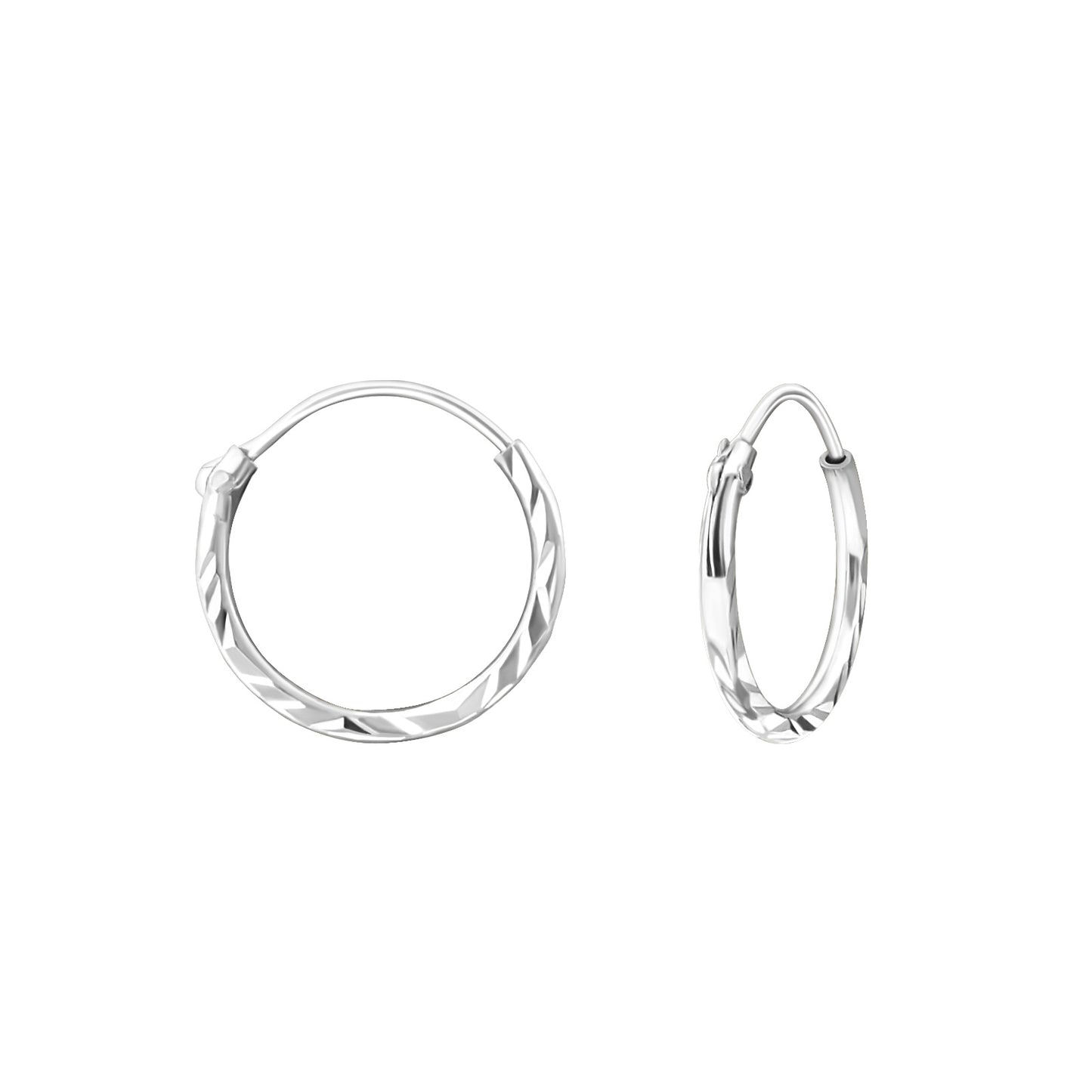 Marguerite Hoop Earrings