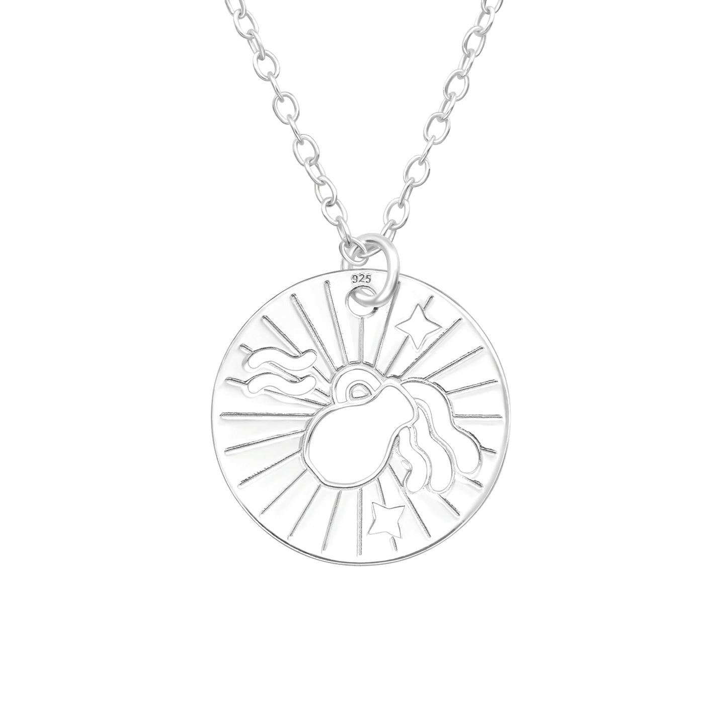 Wassermann Silber Halskette