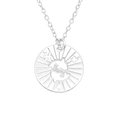 Fische Silber Halskette