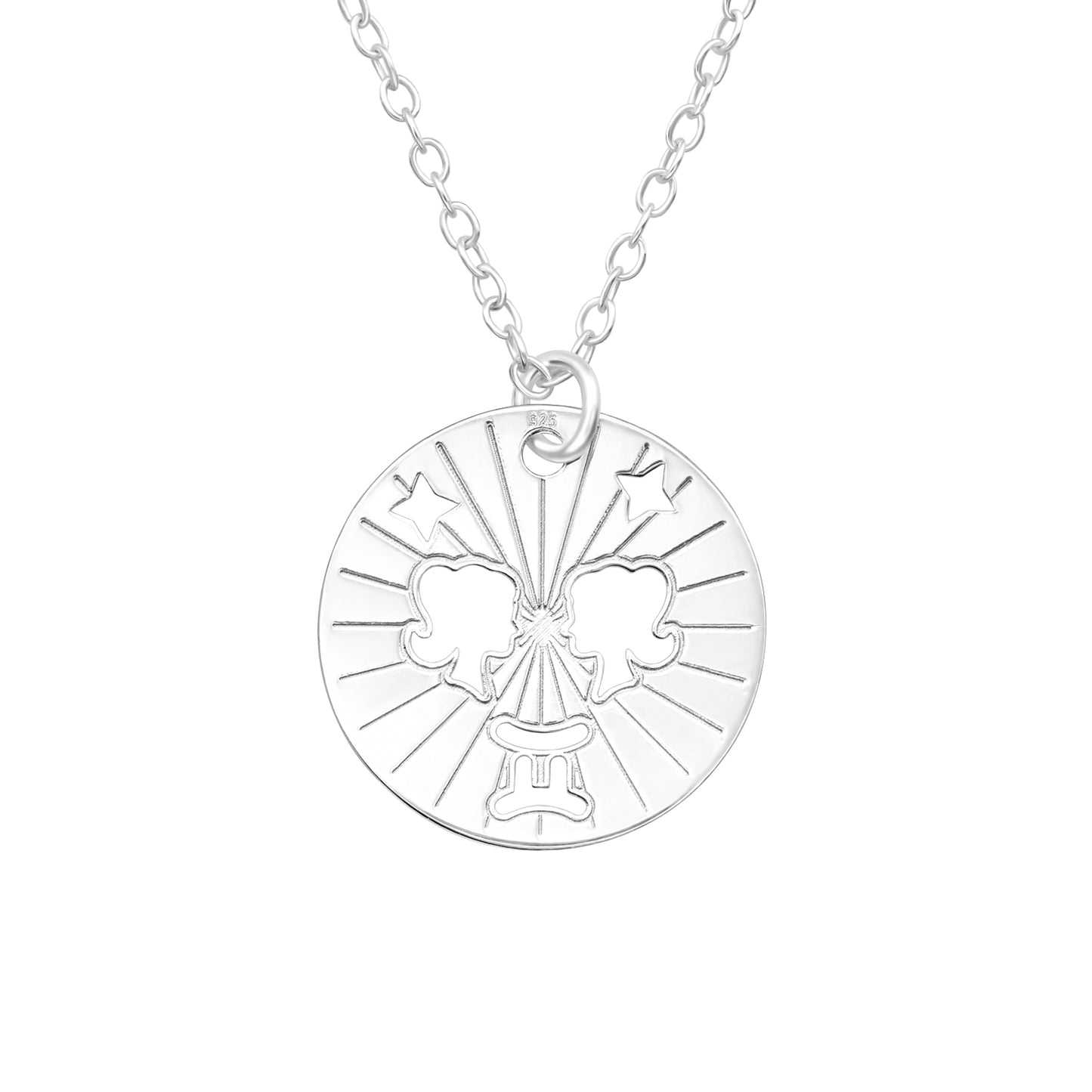 Gemini Silver Necklace