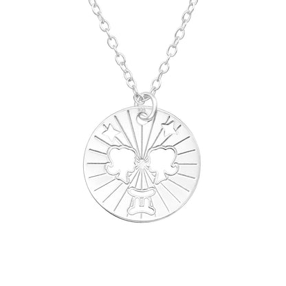 Gemini Silver Necklace