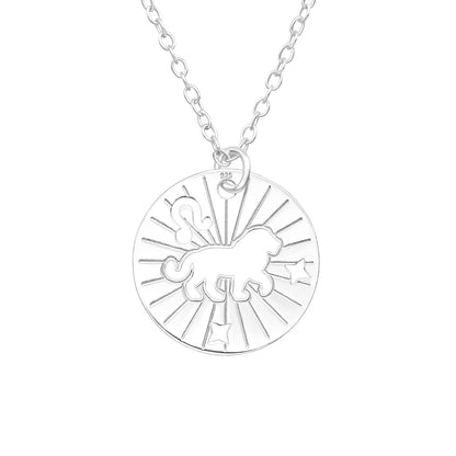 Leo Silver Necklace