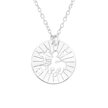 Sagittarius Silver Necklace