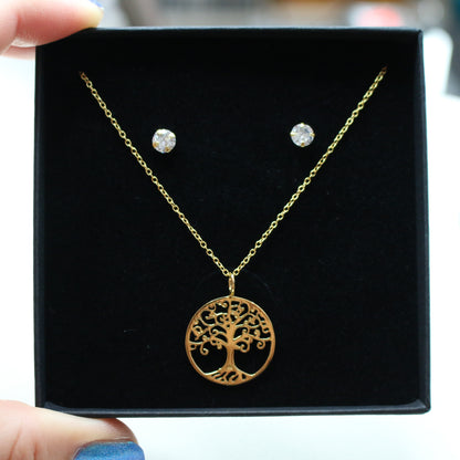 Tree of Life Gift Set Gold