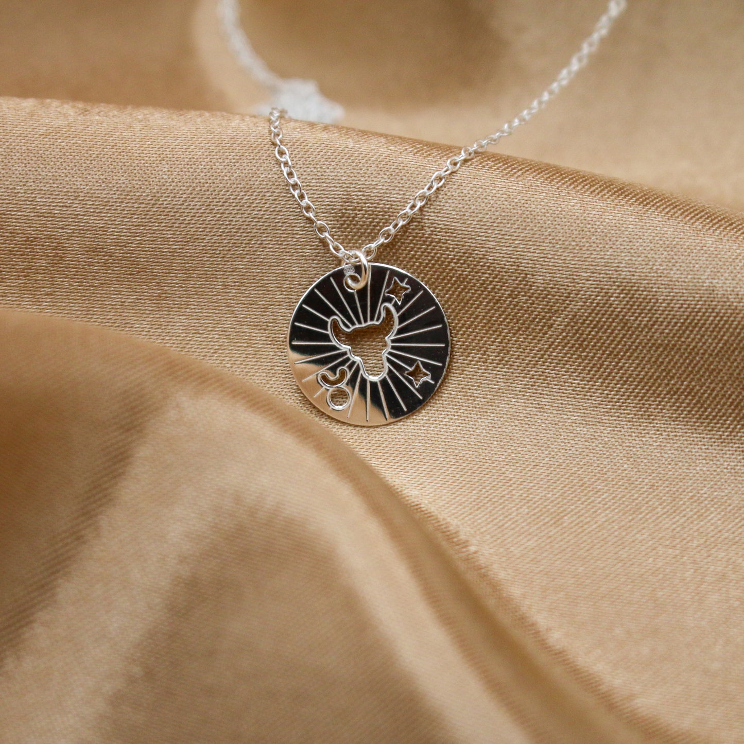 Taurus Silver Necklace