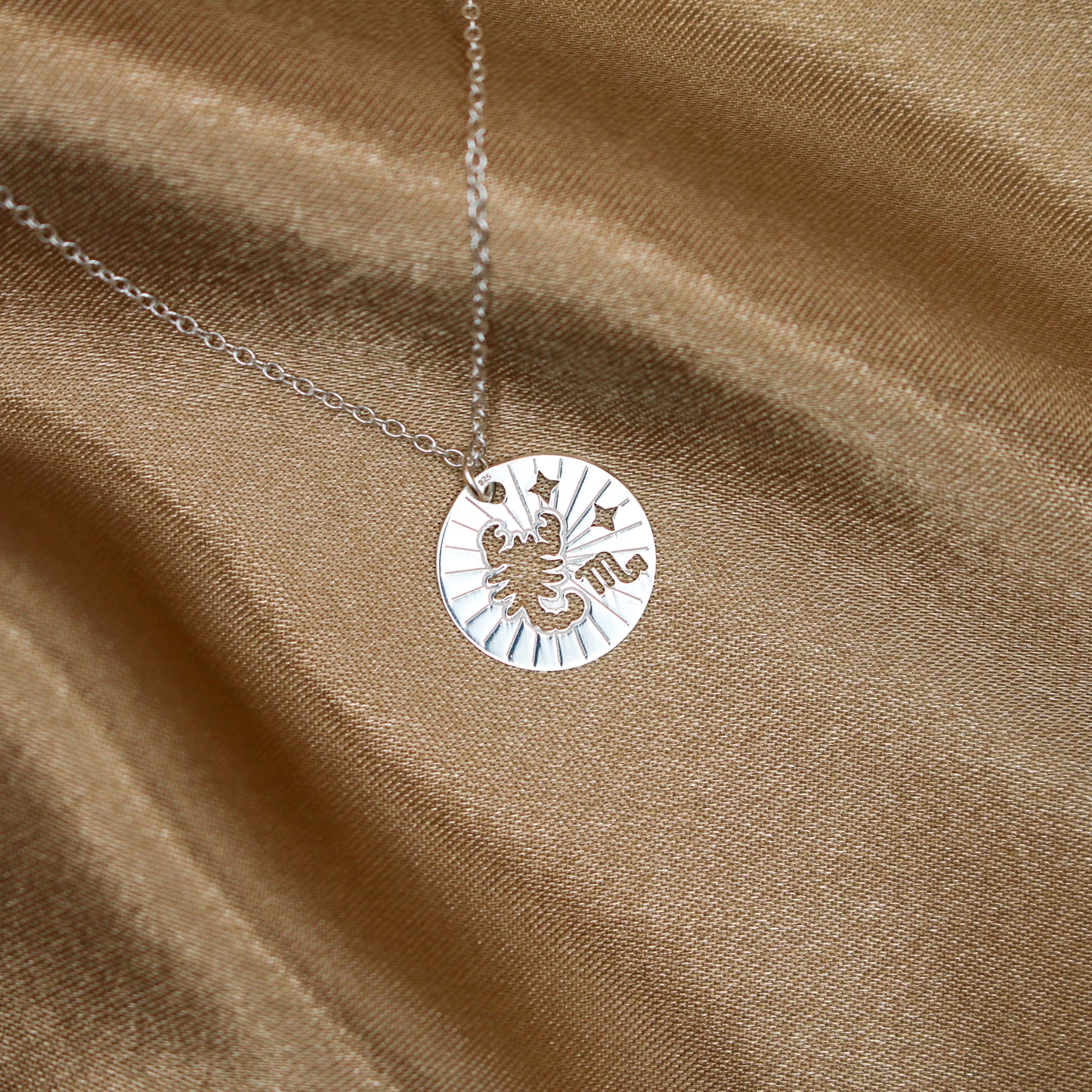 Skorpion Silber Halskette