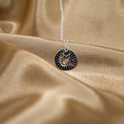 Skorpion Silber Halskette