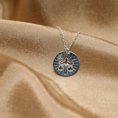 Libra Silver Necklace