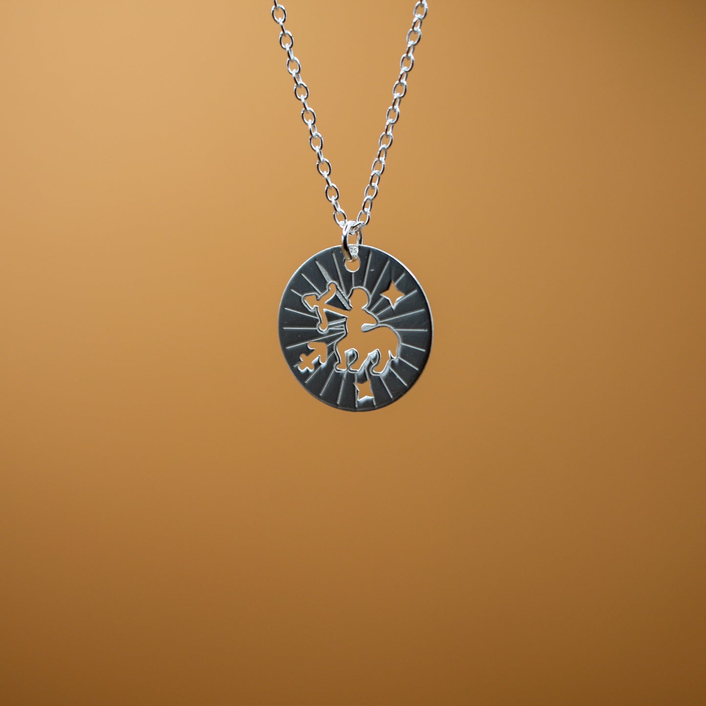 Sagittarius Silver Necklace