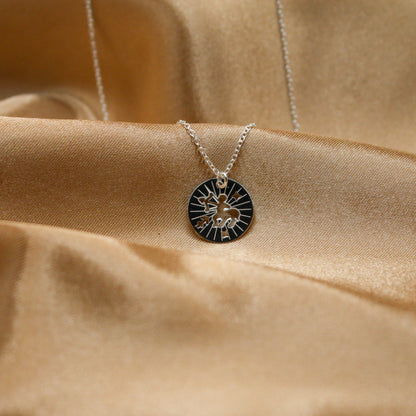 Sagittarius Silver Necklace