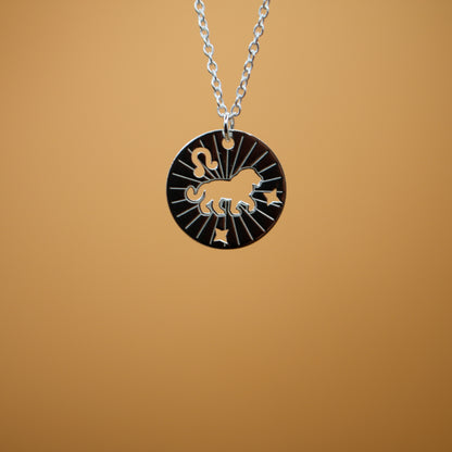 Leo Silver Necklace