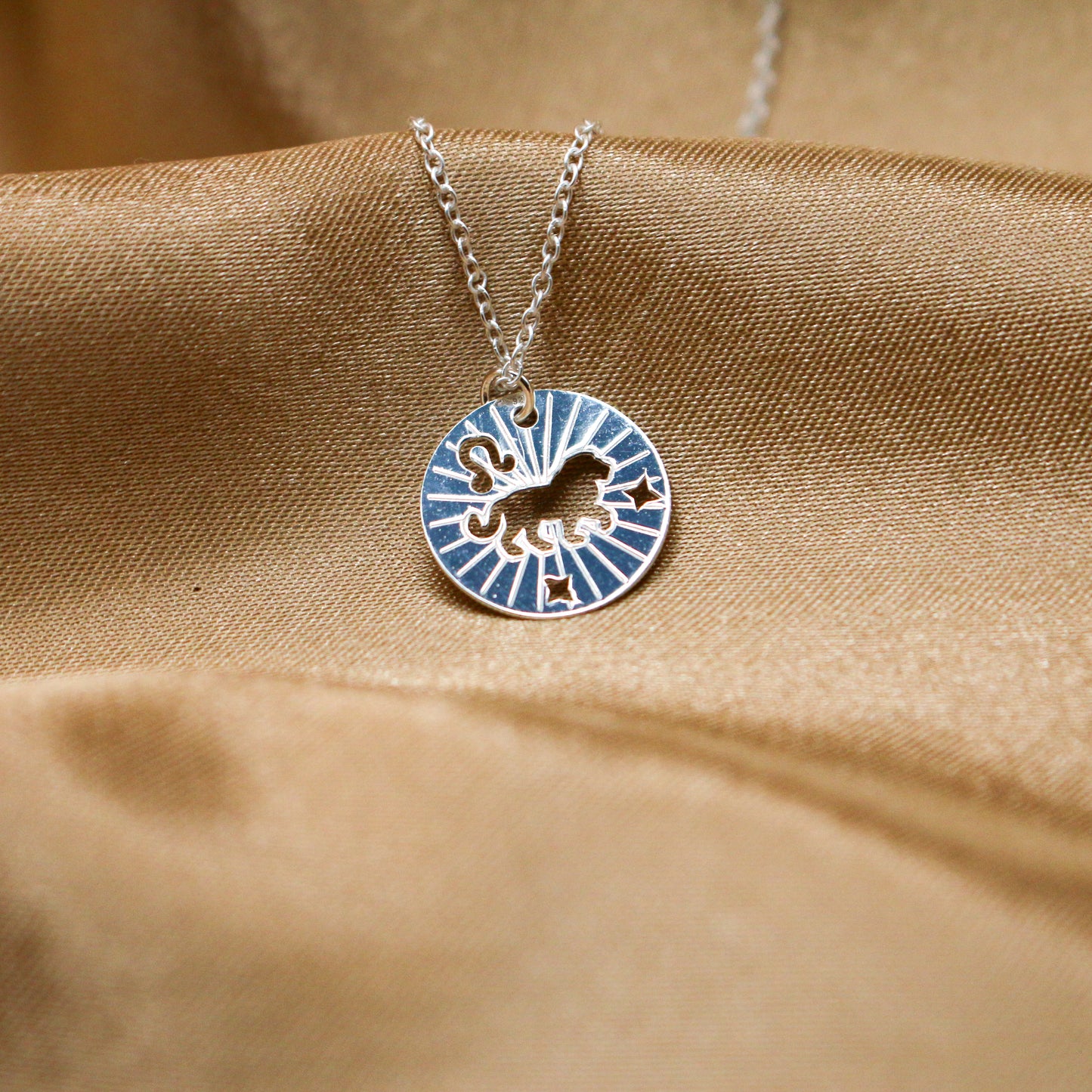 Leo Silver Necklace