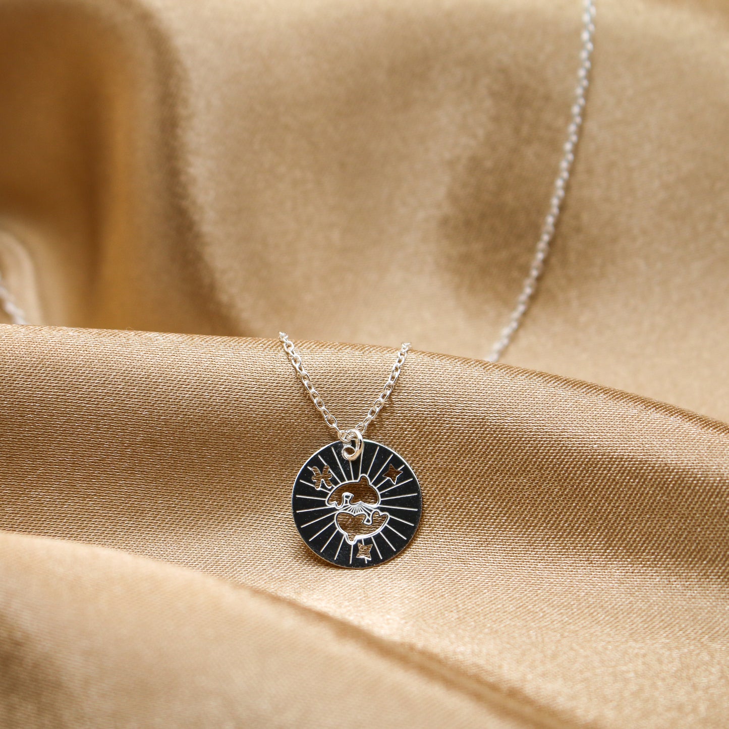 Fische Silber Halskette