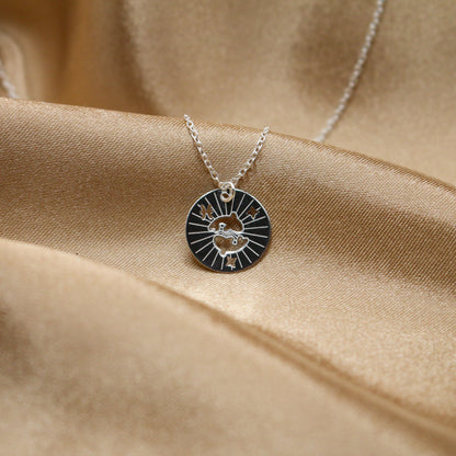 Fische Silber Halskette