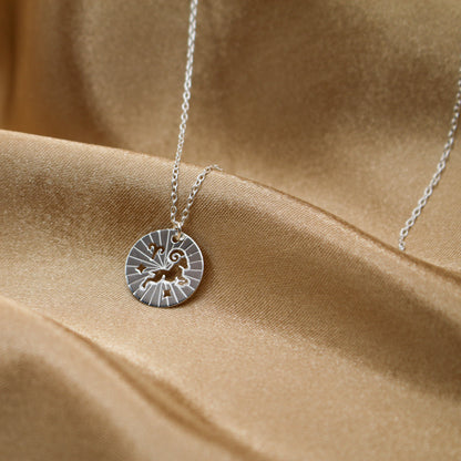 Widder Silber Halskette