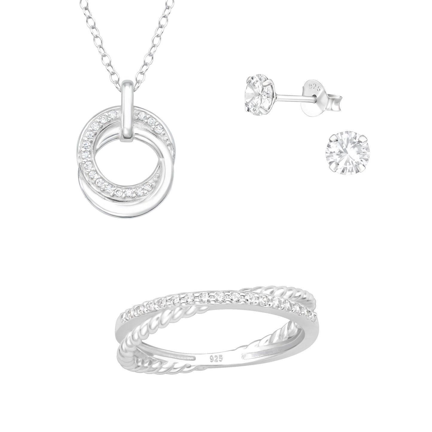 Isabella Gift Set Silver